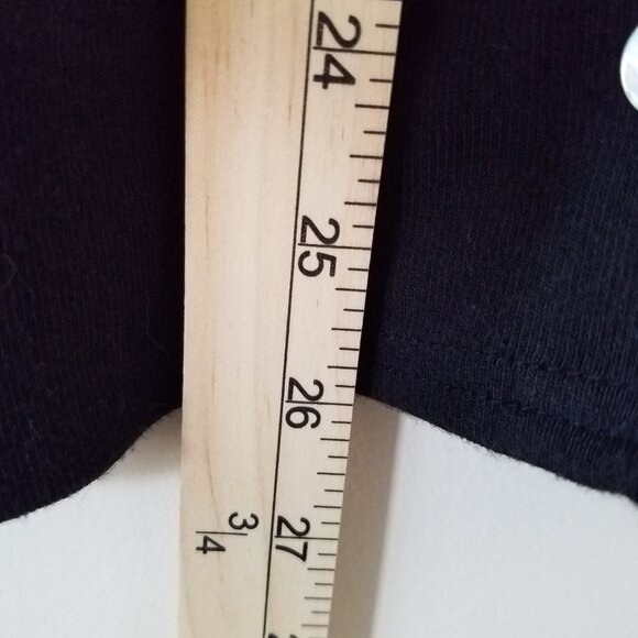 Worthington Stretch Black Button up V Neck Cardigan Size 2X - Picture 9 of 12